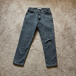 Mom fit black/gray jeans